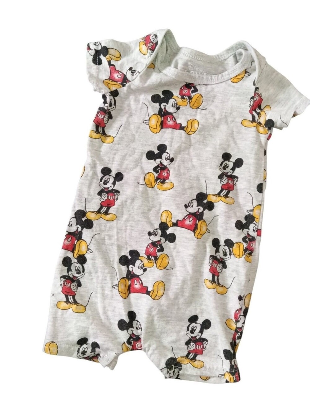 Disney Baby Mickey Mouse Boys 12m Romper Shortall One Piece